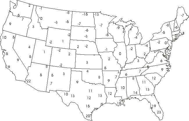 Isotherm map